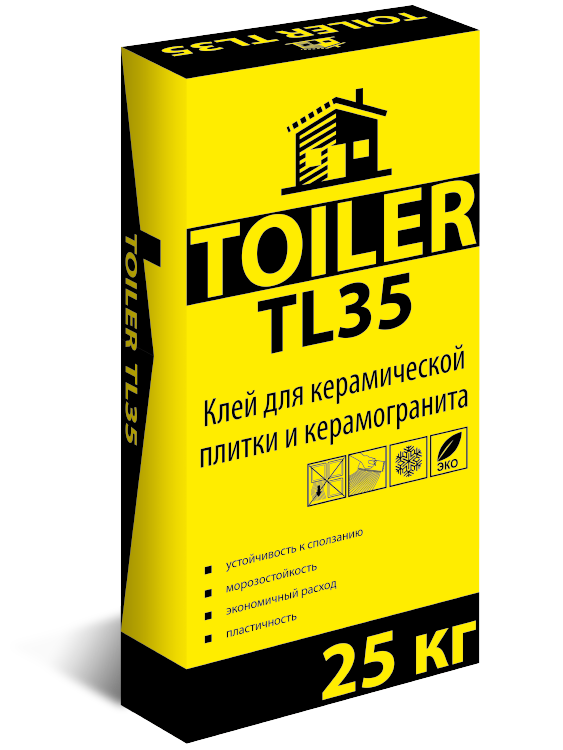 Тойлер TL-35 клей д/плитки   25кг